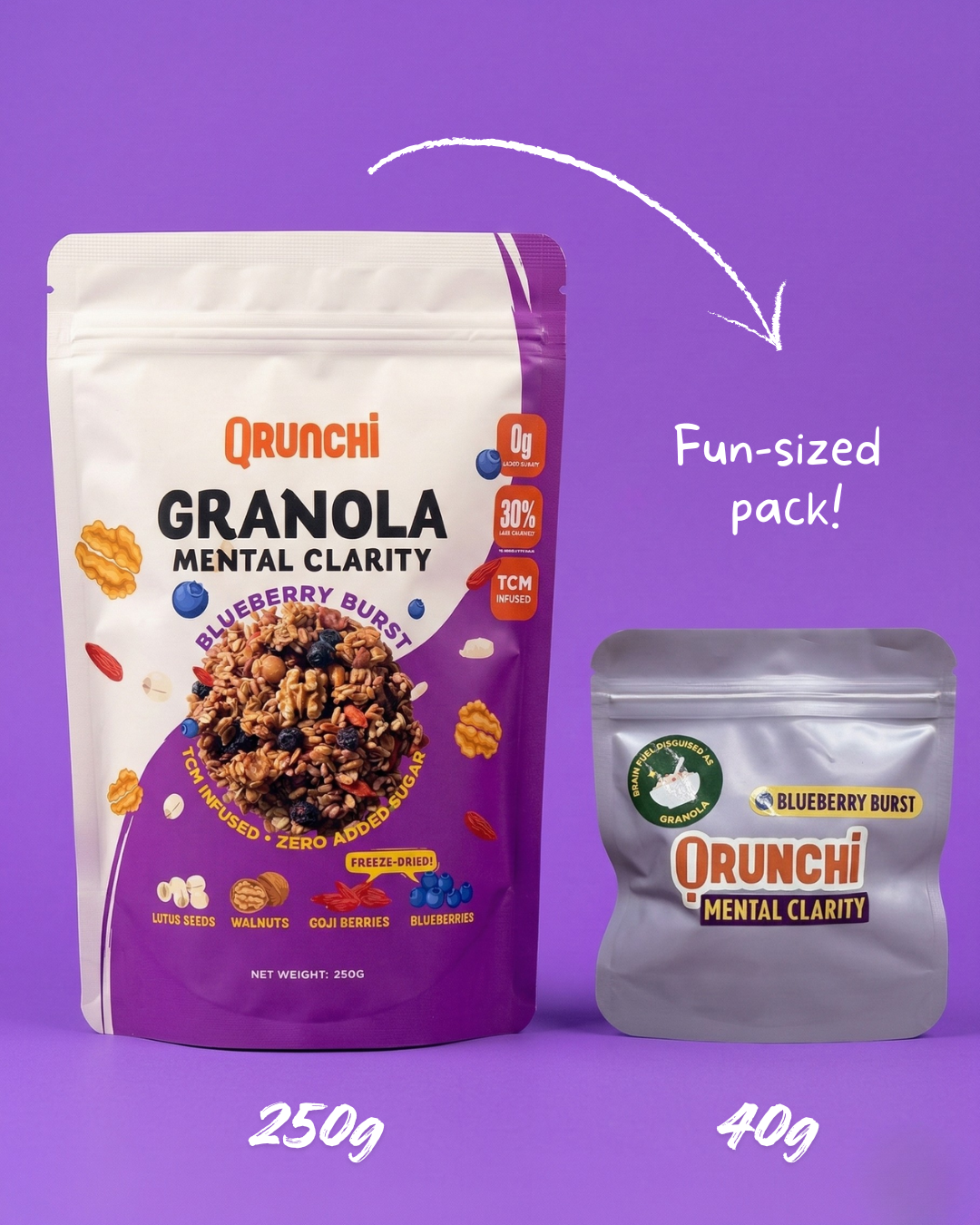 Mental Clarity Snack Pack Bundle of 5 (40g)