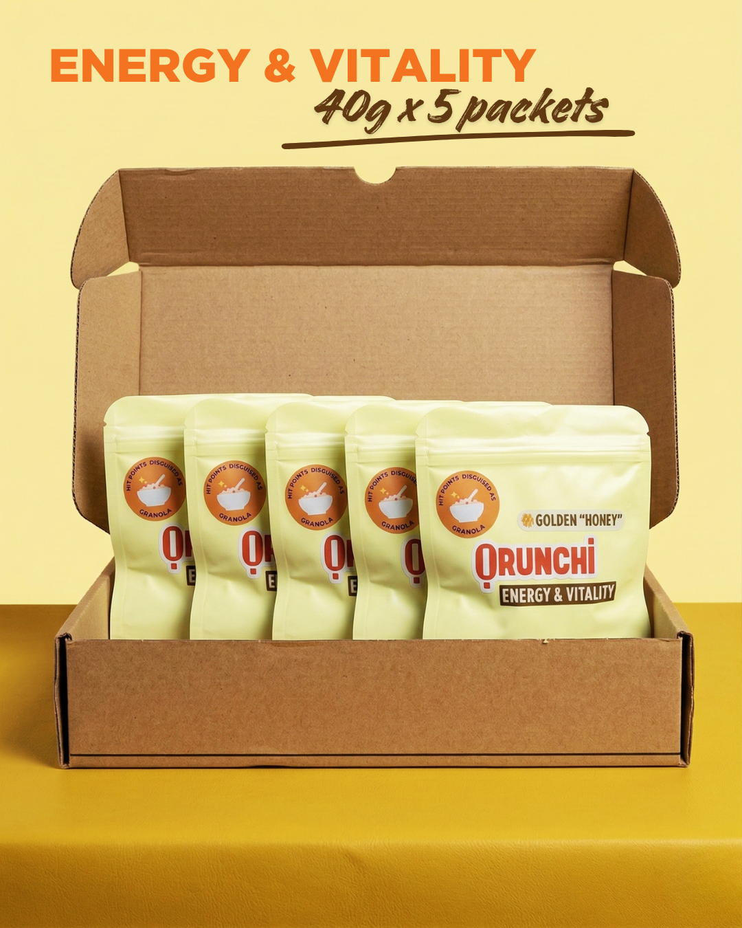 Energy & Vitality Snack Pack Bundle of 5 (40g)